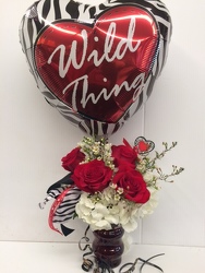 Wild Thing (includes balloon) from Roses and More Florist in Dallas, TX